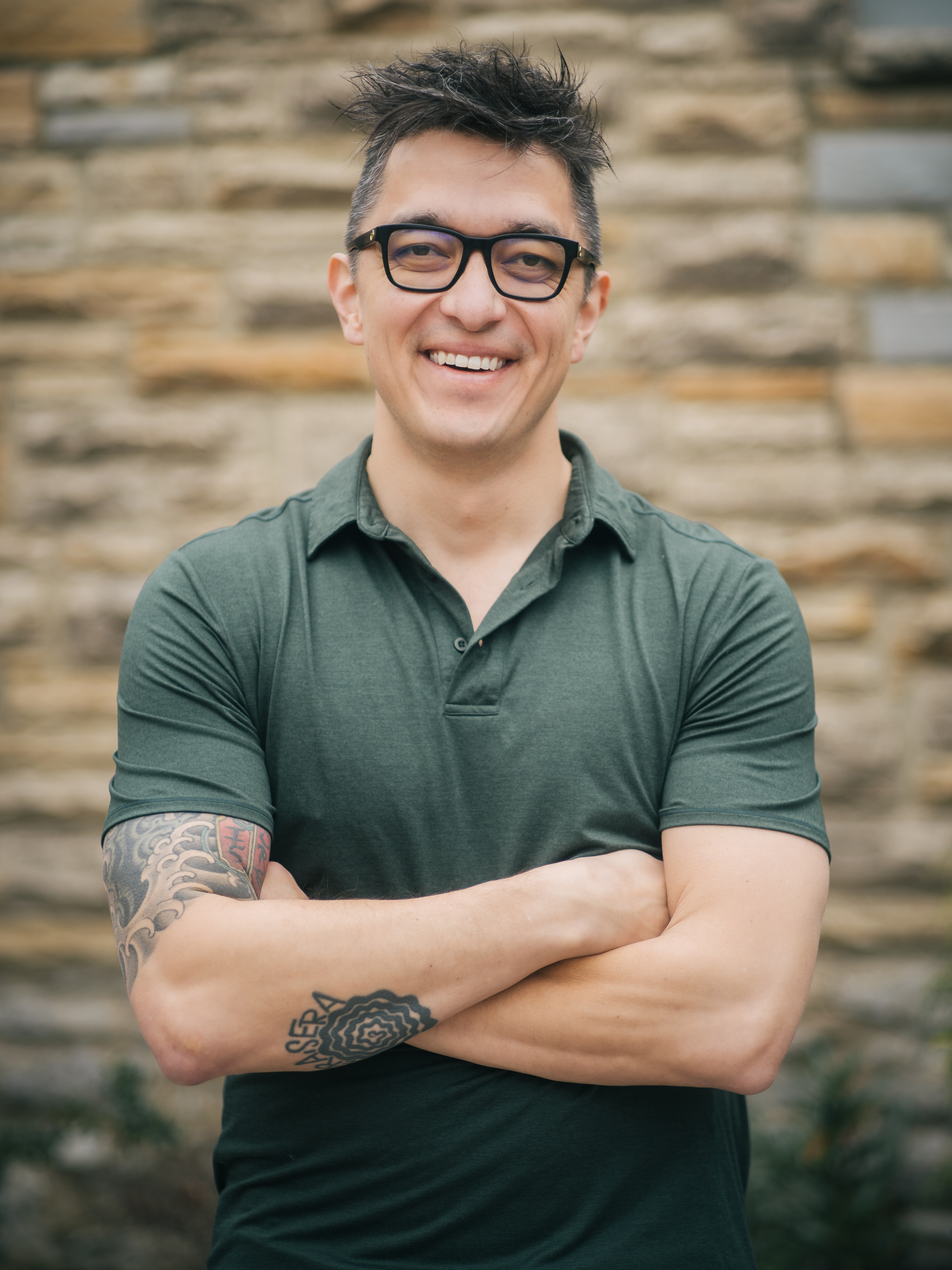 Matt Jefferson, Nashville-based music industry video producer, smiling with arms crossed in an outdoor portrait.