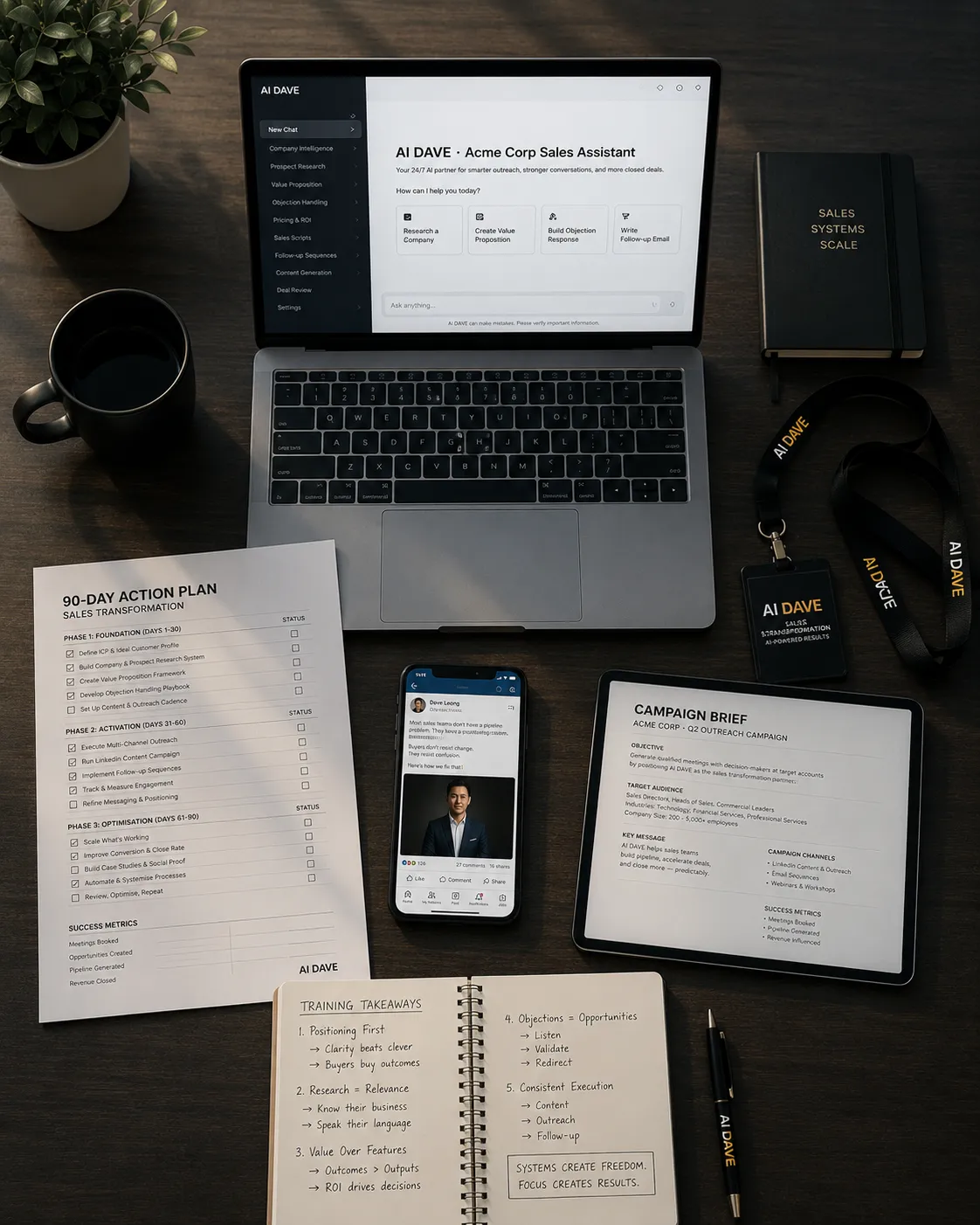 AI Dave Corporate Training AI for sales teams