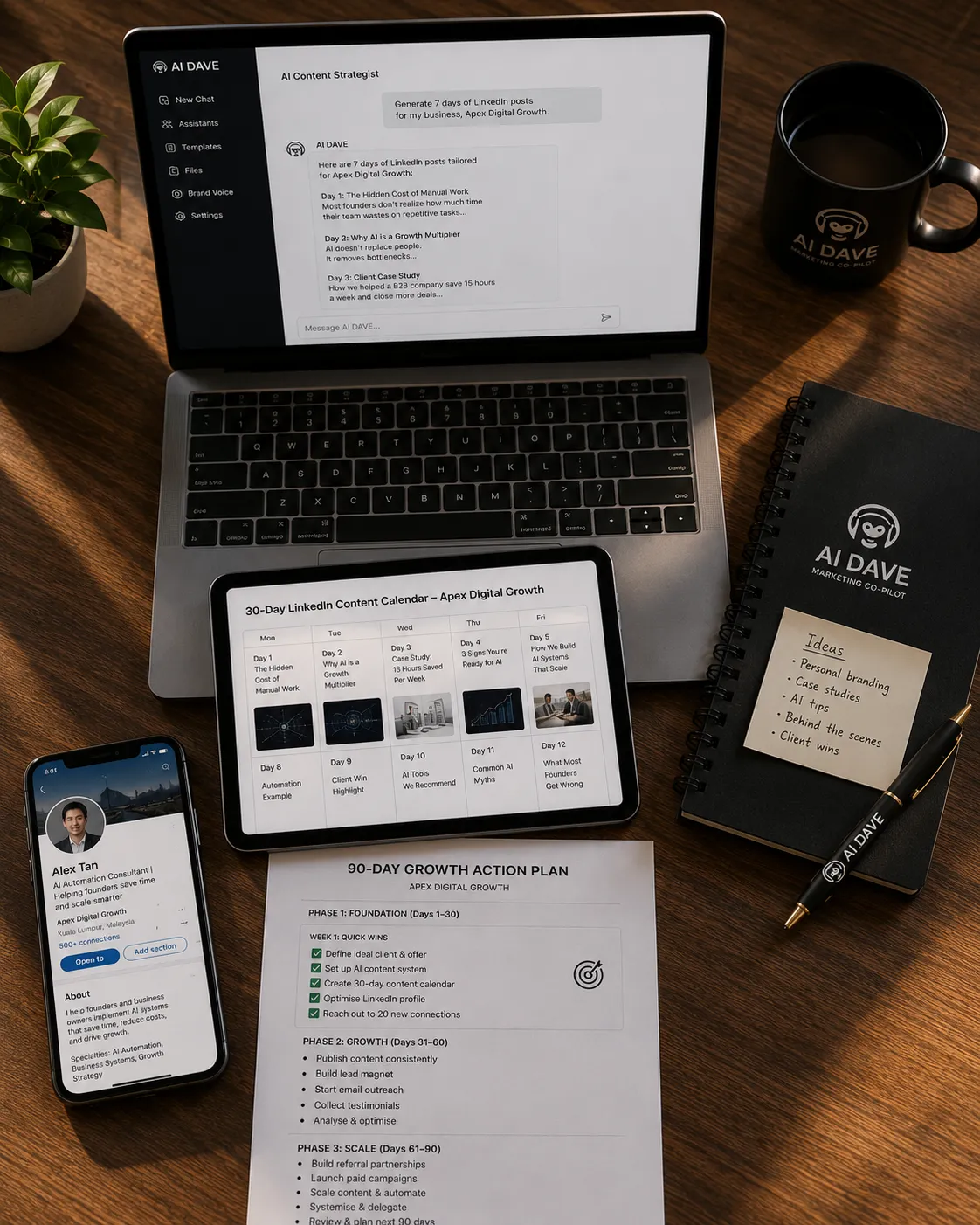 AI Dave AI for founders what you get