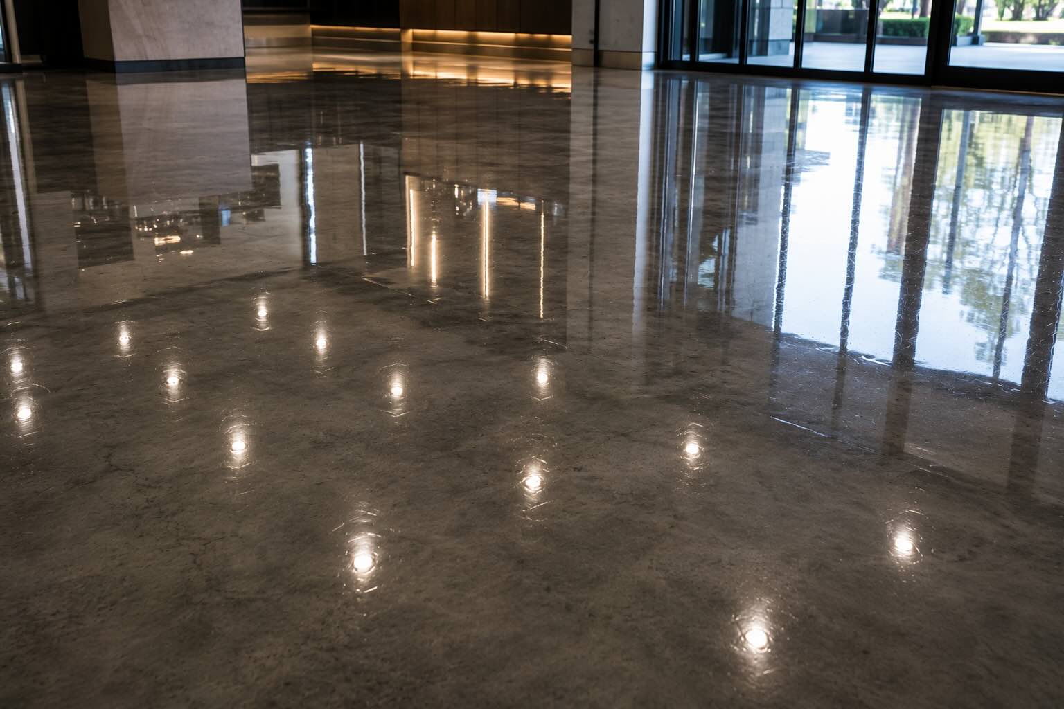 Polished Concrete Floor Modern Home Bear Bond Epoxy