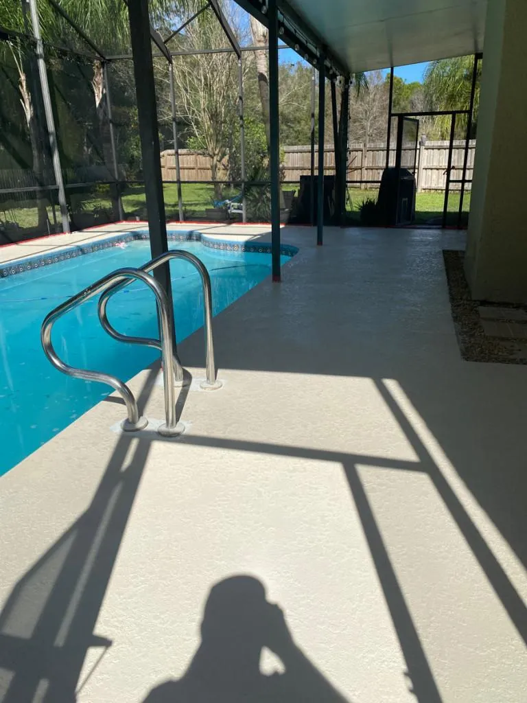 New Resurfacing pool decks