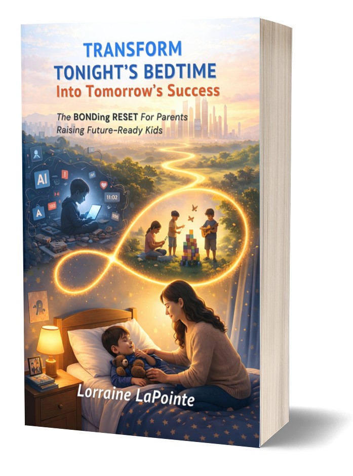 Parent reading a bedtime book with child, calm evening routine