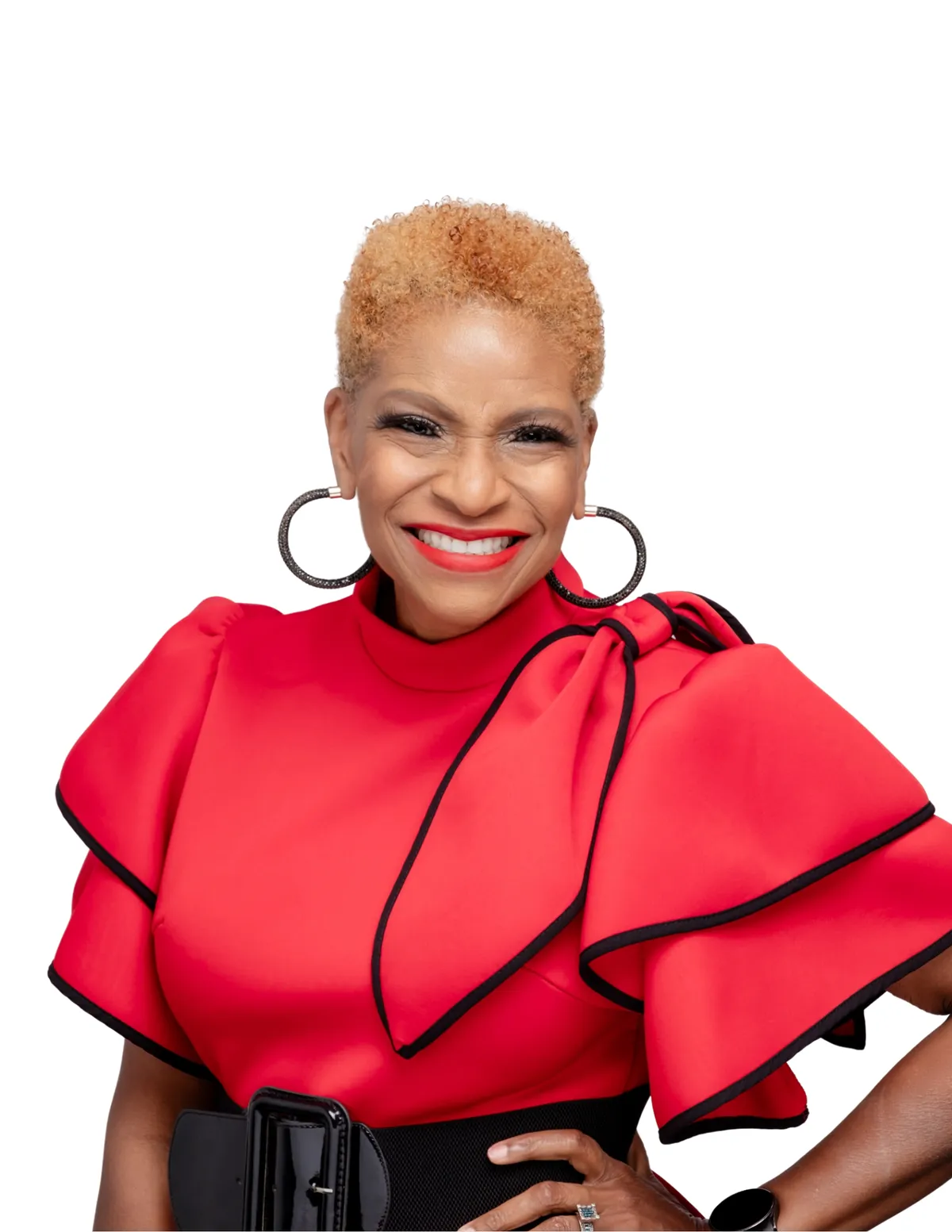 Toni Harris Taylor in professional portrait attire with a warm, confident expression