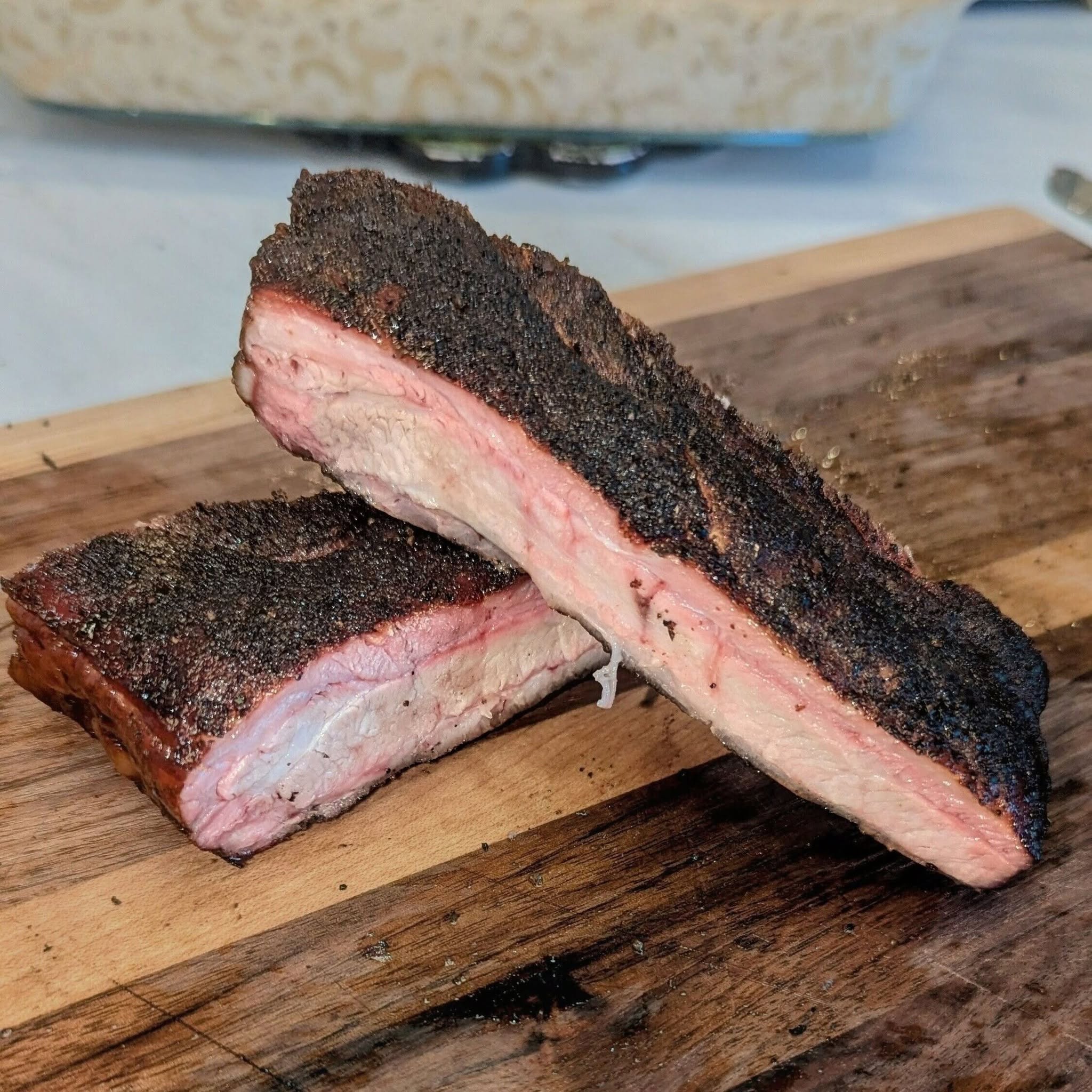 Hickory smoked pork ribs Musselwhite BBQ Temecula