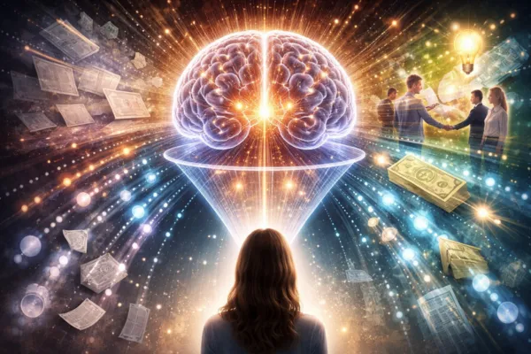 You've heard it before. What you think about, you bring about. But here's what most people never tell you — this isn't just spiritual philosophy. This is neuroscience. And once you understand the mechanism behind it, you stop hoping manifestation works and start knowing it does.  Your Brain Is Not a Camera. It's a Filter. Every second, your brain receives approximately 11 million bits of information from your environment. Sounds, sensations, colors, movement — your senses are constantly absorbing the world around you. But here's the thing: your conscious mind can only process about 40 of those bits at a time. So what happens to the other 10,999,960? Your brain filters them out. And the filter it uses? Your beliefs. This filtering system is called the Reticular Activating System (RAS) — a small bundle of neurons at the base of your brainstem that acts as your brain's personal gatekeeper. Its job is to decide what information is worth your attention and what gets discarded. When you believe money is hard to come by, your RAS filters your reality to confirm that. It highlights the bills, the rejections, the missed opportunities — and quietly ignores the open doors, the synchronicities, the evidence that abundance is available to you. When you believe wealth flows to you naturally, your RAS begins flagging different data. The conversation that leads to a collaboration. The idea that arrives at 2am. The person you meet who changes everything. Same world. Different filter. Completely different life.  The Subconscious Is Running the Show Here's where it gets even more interesting. Neuroscientists estimate that 95% of your brain's activity is subconscious. That means only 5% of your thoughts, decisions, and behaviors are happening with your conscious awareness. Your subconscious mind was largely programmed before you turned 7 years old — through observation, repetition, and emotional experience. If you watched a parent stress about money, you absorbed that as truth. If you heard "we can't afford that" more than "we choose where our money goes," your nervous system built a belief architecture around scarcity that has been running on autopilot ever since. This is not your fault. But it is your responsibility. The good news? The brain is neuroplastic. It can be rewired at any age. New neural pathways can be built, old ones can be weakened, and the beliefs that have been quietly shaping your financial reality can be changed — not through positive thinking alone, but through deliberate, repeated, emotionally charged experience.  Belief Creates Biology Dr. Bruce Lipton, cell biologist and author of The Biology of Belief, spent decades studying how perception shapes cellular behavior. His research found that the signals your brain sends based on your beliefs directly influence your body's chemistry — your hormones, your stress response, your immune system. When you operate from a scarcity belief, your body is in a low-grade state of threat. Cortisol rises. Creativity narrows. You move through the world in survival mode, and survival mode is not a state where abundance can land. When you shift into a belief of safety, possibility, and worthiness — your nervous system relaxes. Oxytocin and dopamine rise. Creativity expands. You begin noticing opportunities your stressed brain was literally incapable of seeing before. Attraction isn't magic. It's biology responding to belief.  The Practical Exercise: The Belief Audit + Rewrite This exercise takes 20 minutes and can permanently change the trajectory of your financial life if you do it with honesty and intention. What You'll Need A journal, a pen, and a quiet space with no distractions.  Step 1: Surface Your Hidden Money Beliefs (5 minutes) Without thinking too hard, complete the following sentences in your journal. Write the first thing that comes to mind — not what you wish you believed, but what you actually feel is true:  Money is... Rich people are... I would have more money if... Wanting a lot of money means I am... In my family, money was always... I don't have the financial life I want because...  Read back what you wrote. These are your core money beliefs. Some of them may surprise you. Most of them were not chosen by you consciously — they were inherited.  Step 2: Identify the Root (3 minutes) For each belief that feels limiting, ask yourself: Where did I first learn this? Write down the earliest memory or experience you can connect to that belief. This is not about blame — it's about awareness. You cannot rewire what you haven't first seen clearly.  Step 3: The Neural Rewrite (7 minutes) Now, for each limiting belief, you are going to write a new one. But here's the key — it must feel believable to your nervous system, not just aspirational. If your old belief is "money is hard to keep," jumping straight to "I am a millionaire" will trigger resistance in your subconscious. Instead, bridge the gap: Old BeliefBridged RewriteMoney is hard to keepI am learning to build a healthy relationship with moneyI don't deserve wealthI am open to receiving more than I was taught was possibleRich people are greedyWealth gives me the freedom to be more generousI'll always be brokeMy financial story is still being written Write your rewrites in your journal. Say each one out loud after you write it. Notice where your body resists and where it softens.  Step 4: The 21-Day Imprint Practice (5 minutes to set up) Your subconscious learns through repetition and emotion — the same way it was originally programmed. To build the new neural pathway, you need to engage both. Each morning for the next 21 days:  Read your rewritten beliefs out loud — with feeling, not robotically Spend 60 seconds visualizing what your life looks, feels, and sounds like from inside that new belief Take one small aligned action — something that a woman who holds that belief would naturally do (check your accounts without anxiety, send the invoice, have the money conversation you've been avoiding)  The repetition rewires the neural pathway. The emotion cements it. The action proves it to your nervous system. This is not manifestation as wishful thinking. This is neuroscience-backed identity work — and it is exactly how the most financially free women you admire got there.  You Were Not Programmed to Stay Small The beliefs running your financial life right now were written by a child who was doing the best she could with what she had. But you are not that child anymore. You have access to the science. You have the tools. You have the awareness that most people will never develop. The only question left is: are you willing to believe something new? Because the moment you do — truly, in your body, not just your mind — your RAS will start finding the evidence to prove you right. And that is when everything changes.