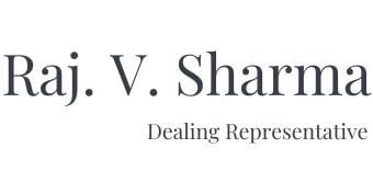 Raj.V. Sharma Logo