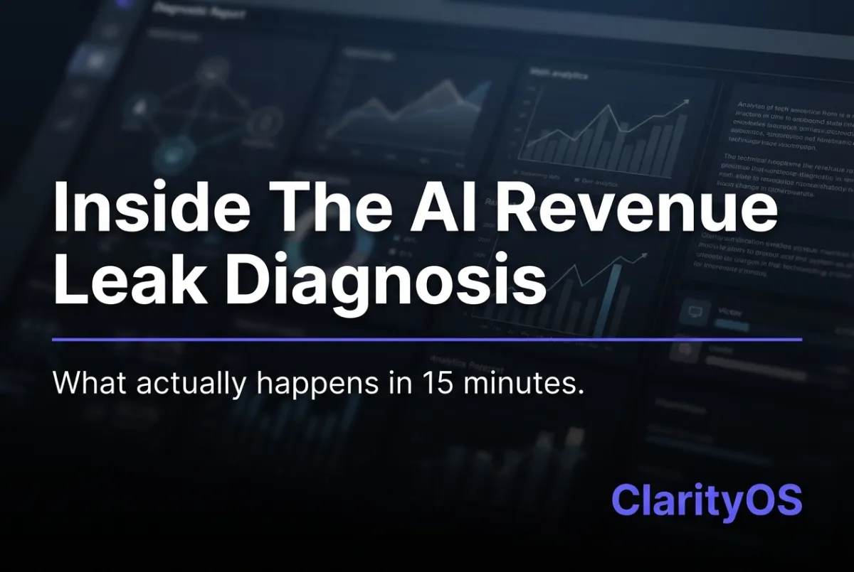 Inside The AI Revenue Leak Diagnosis