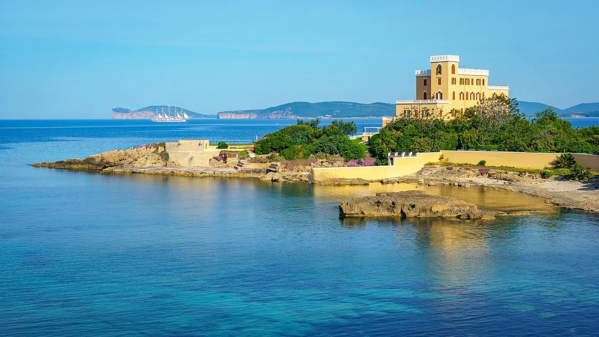 Alghero Sardinia Italy in the Mediterranean