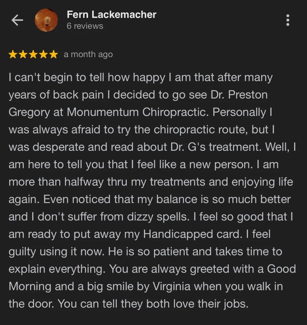 Momentum Chiropractic Reviews