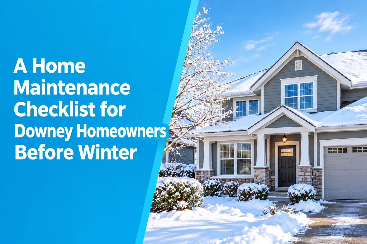 Home maintenance checklist for Downey homeowners preparing their property for winter