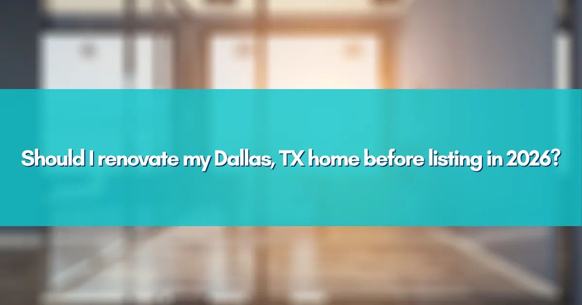 A freshly painted living room in a Dallas home featuring neutral tones and modern furniture staging.