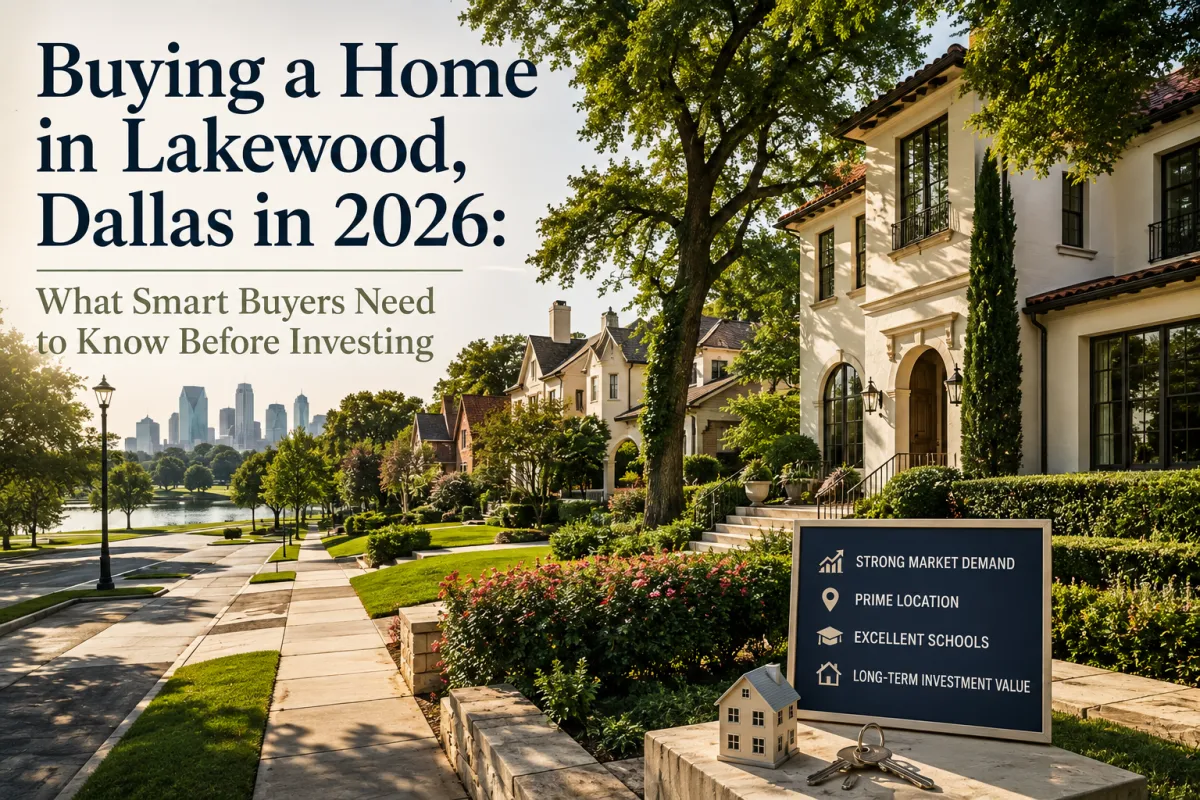 Beautiful homes in Lakewood Dallas TX showcasing why buying a home in 2026 is a smart real estate investment
