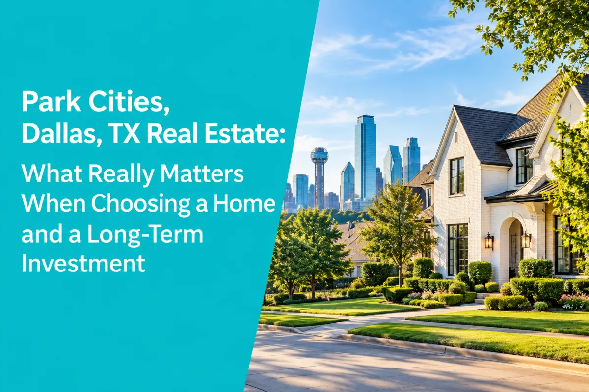 Park Cities, Dallas, TX Real Estate: What Really Matters When Choosing a Home and a Long-Term Investment