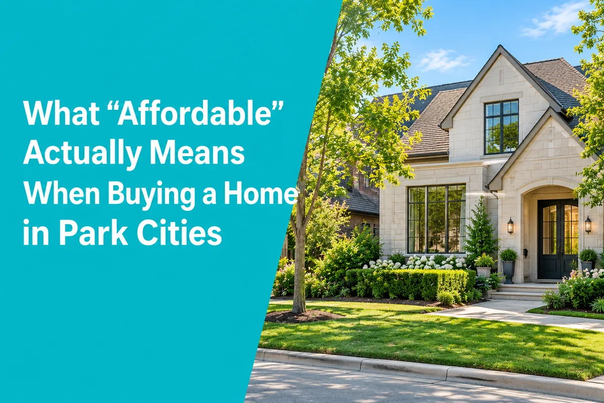 Park Cities Dallas homes in an established residential neighborhood