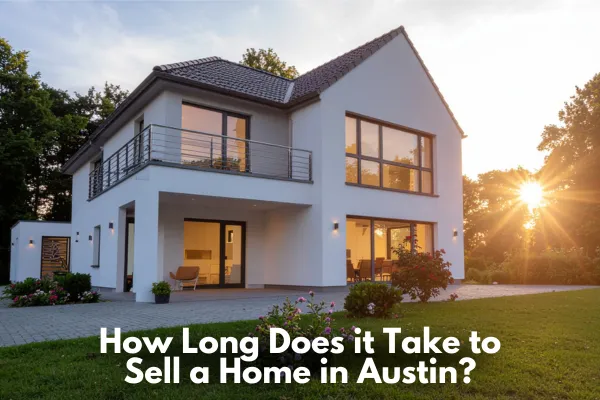 Austin Texas residential home representing the typical timeline for selling a house