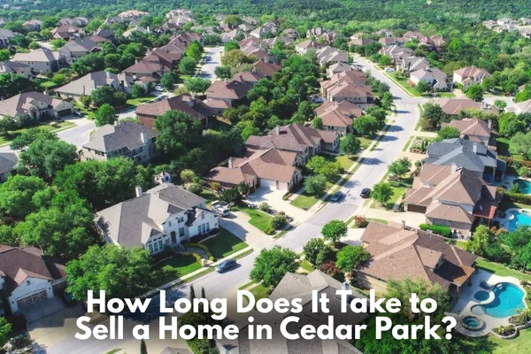 Residential homes in Cedar Park Texas showing typical neighborhood and housing style