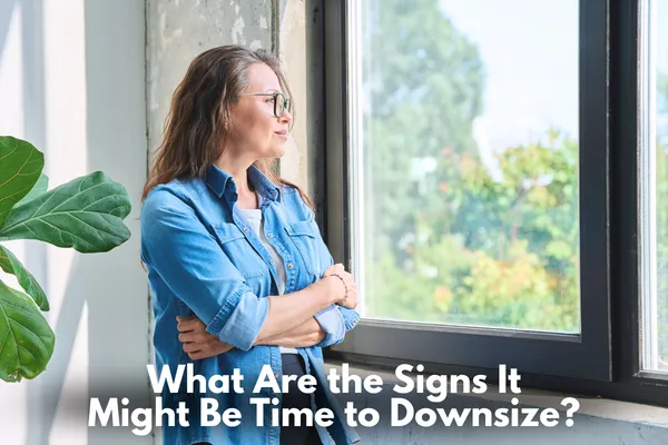 Homeowner reflecting on whether it may be time to downsize their home in Austin