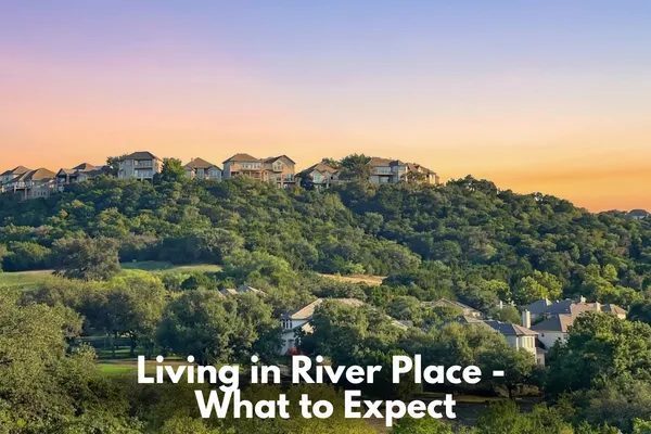 River Place Austin neighborhood with hillside homes and scenic natural surroundings in Northwest Austin