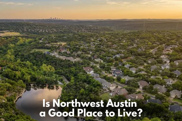 Northwest Austin neighborhood with mature trees, residential homes, and suburban lifestyle near the Domain and Arboretum