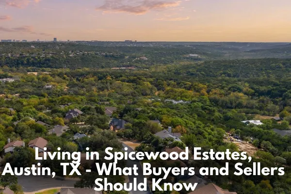 Spicewood Estates Austin home with mature trees and larger residential lot