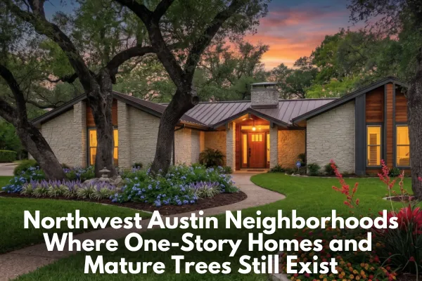 Northwest Austin Neighborhoods Where One-Story Homes and Mature Trees Still Exist