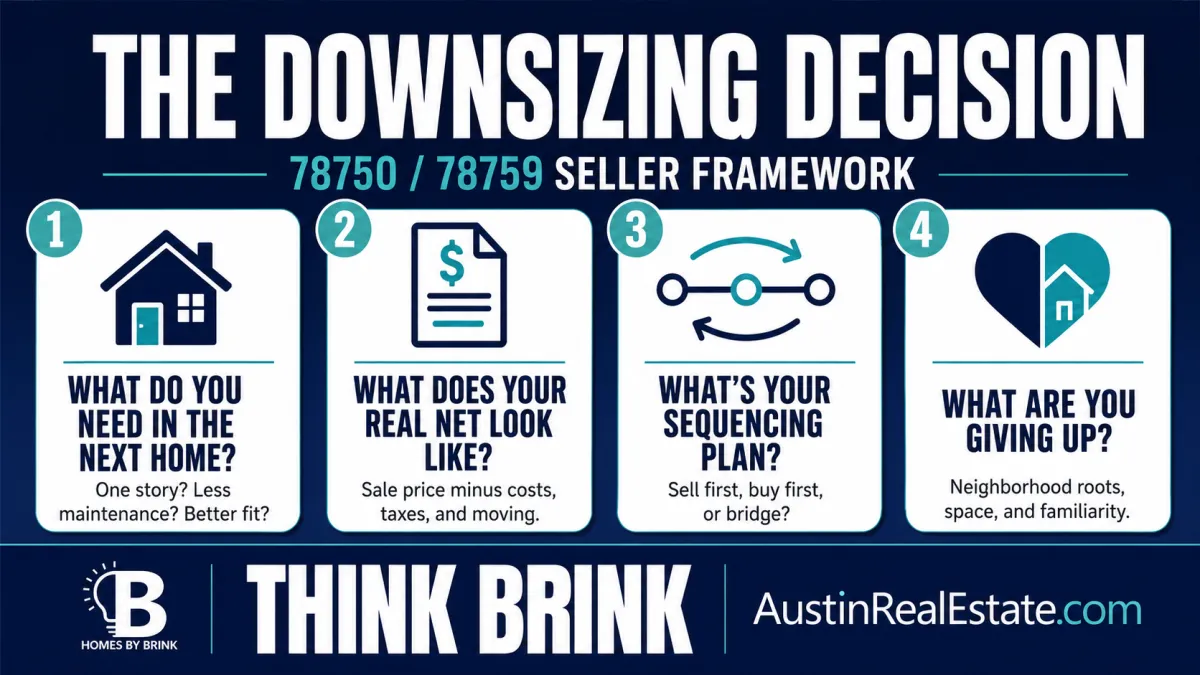 Should You Sell Your 78750 or 78759 Home Before You Downsize?