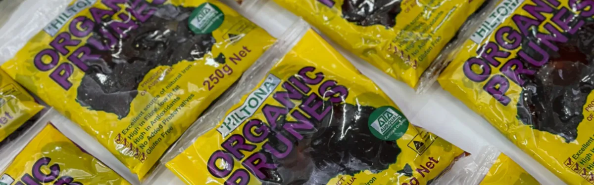 Hiltona Australian Organic Prunes