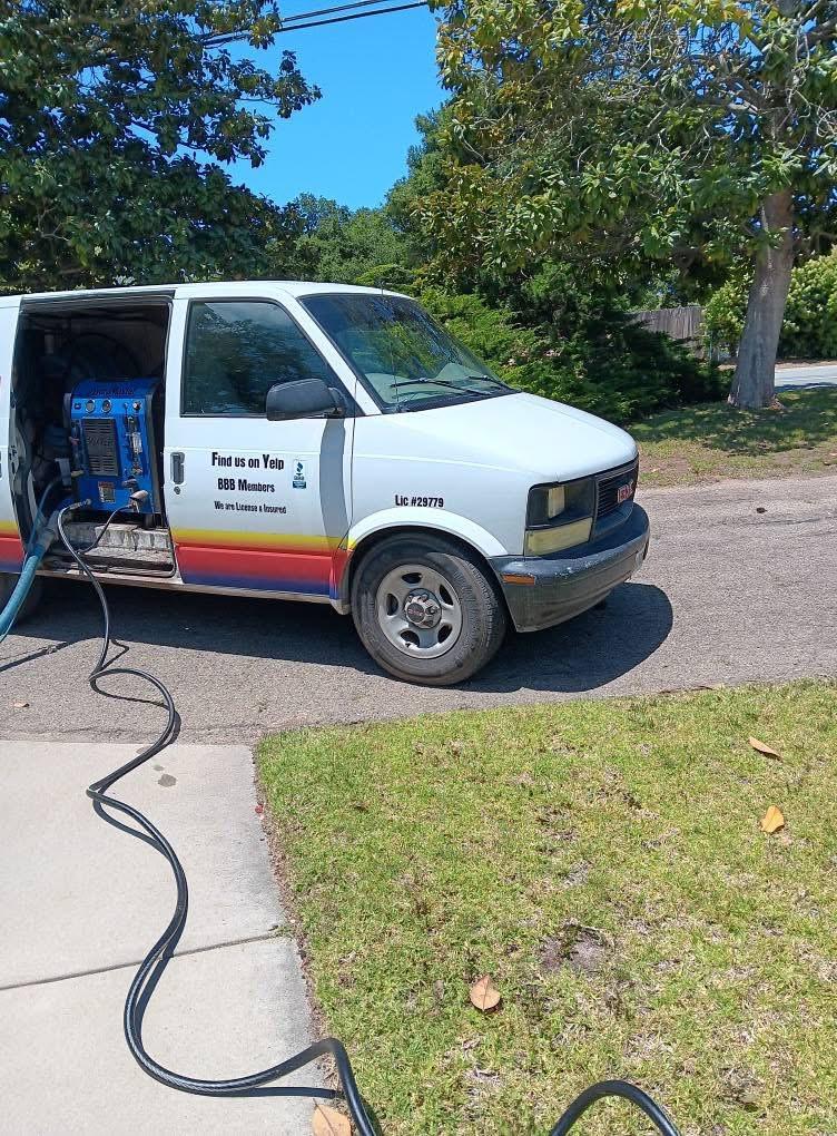 Team cleaning a large commercial space in Santa Maria — professional cleaning for office and commercial clients in Santa Barbara and San Luis Obispo counties.