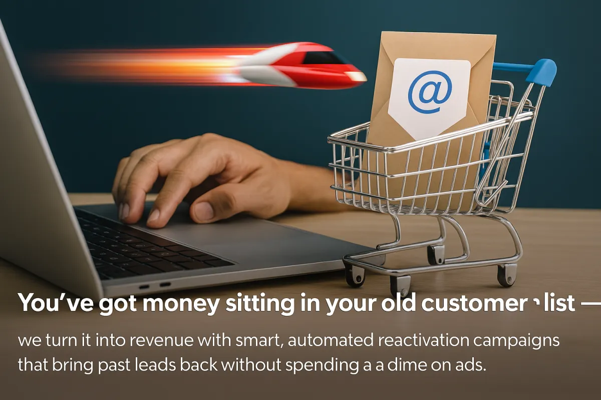 Image showcasing Disruptive Digital Marketing's AI-driven solutions for small business lead generation and automation.