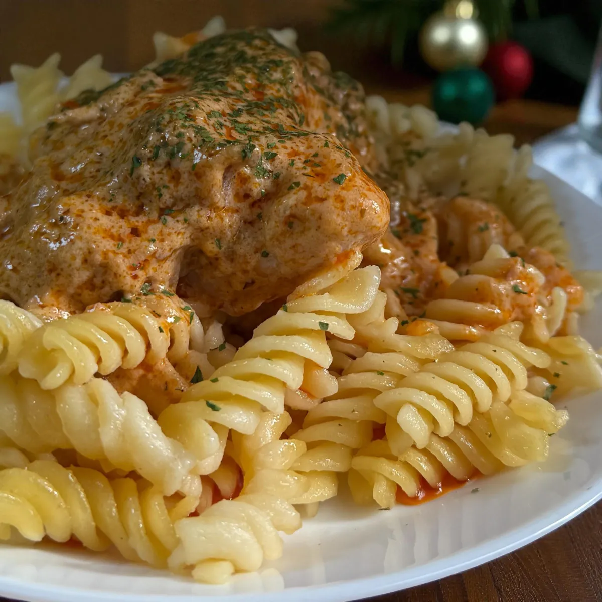 Sajtos tejfölös tészta és rántott csirkemell elvitelre