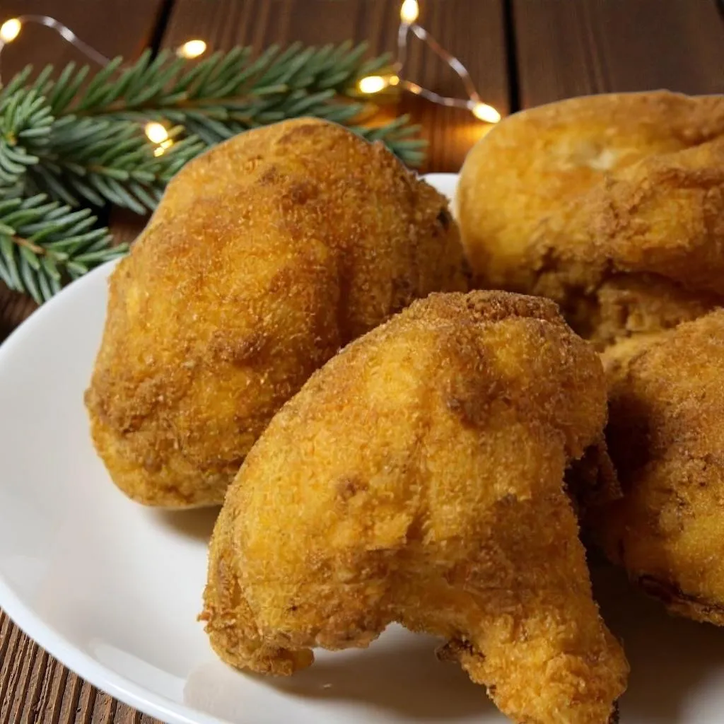 Rántott karfiol és rántott sajt vegetáriánus ebéd