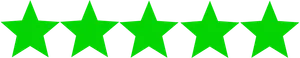 5-star reviews icon