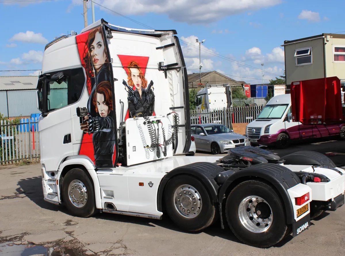 Airbrushed Scania Truck By Xtreme Paint Studio