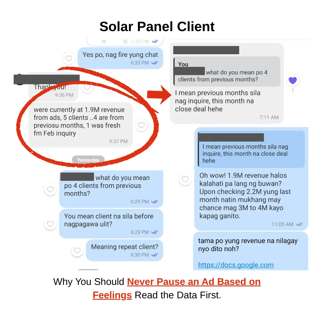 Founder reviewing growth chart on tablet, illustrating ROAS improvement.