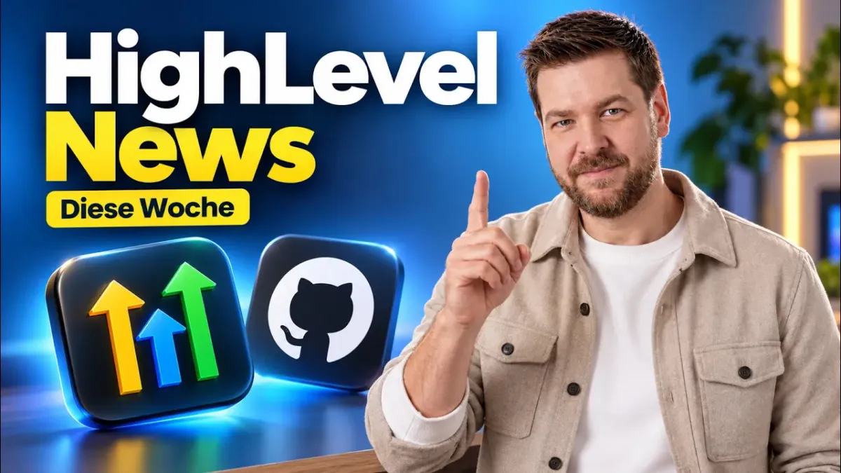 AI Studio Cloud, GitHub Sync & WhatsApp Countdown | HighLevel News auf Deutsch