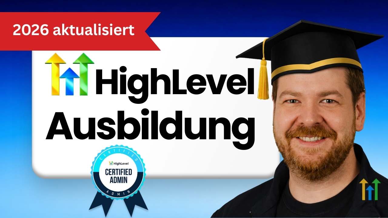 GoHighLevel Ausbildung 2026 Hauptbild