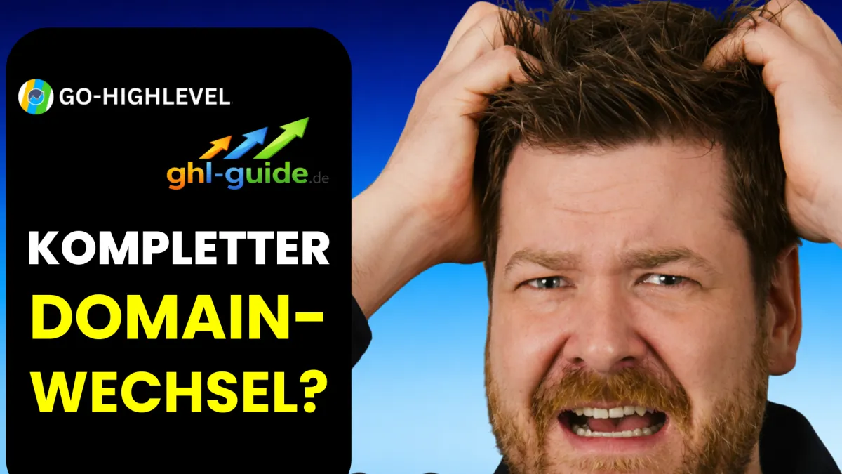 Martin Dellwing erklärt den kompletten Domainwechsel einer SEO-Website mit GoHighLevel und zeigt, wie man eine Website ohne Rankingverlust auf eine neue Domain umzieht.