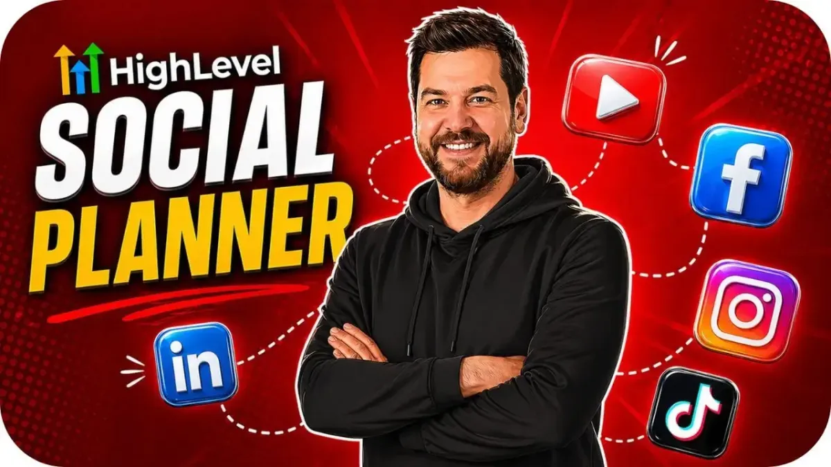 GoHighLevel Social Planner – mehrere Social-Media-Kanaele von einem Dashboard aus verwalten