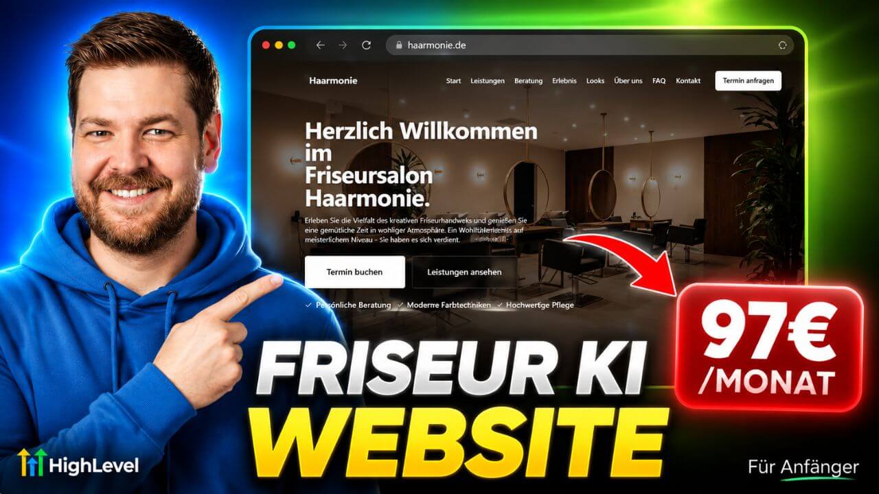 GoHighLevel Website erstellen: KI-Webdesign für Anfänger