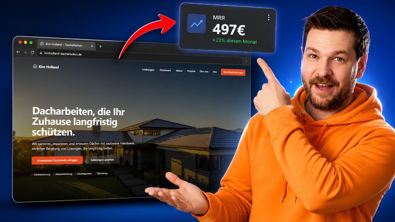 KI Website für Dachdecker erstellen: Mit GoHighLevel AI Studio in Minuten zum fertigen Profi-Auftritt