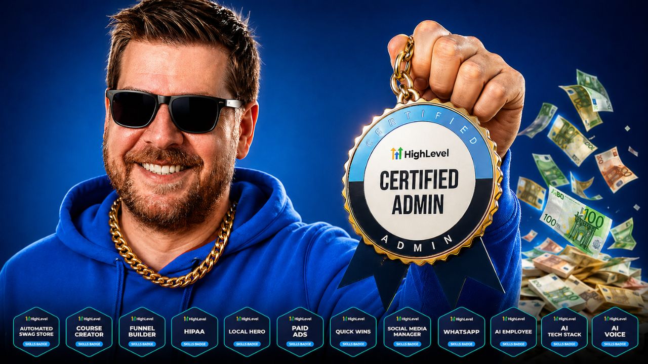 GoHighLevel Certified Admin Zertifizierung erklärt von Martin Dellwing – Ablauf, Kosten und Einnahmen