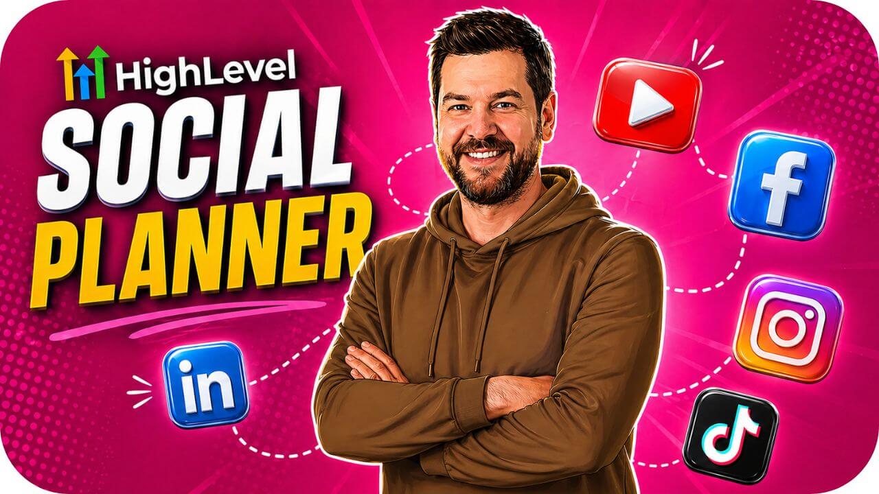 GoHighLevel Social Planner Tutorial auf Deutsch – Social Media automatisch planen mit Martin Dellwing