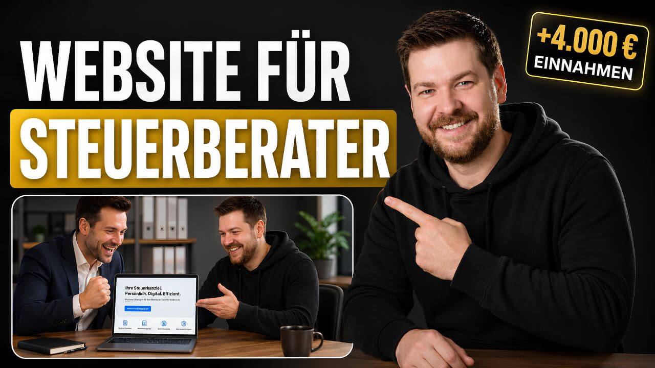 Geld verdienen mit GoHighLevel KI-Websites für Steuerberater – Tutorial von Martin Dellwing