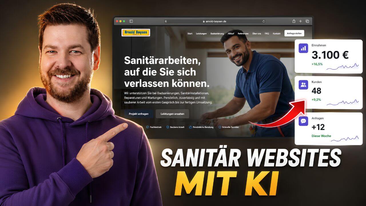 KI Website für Sanitärbetriebe erstellen mit HighLevel AI Studio – Schritt für Schritt Anleitung