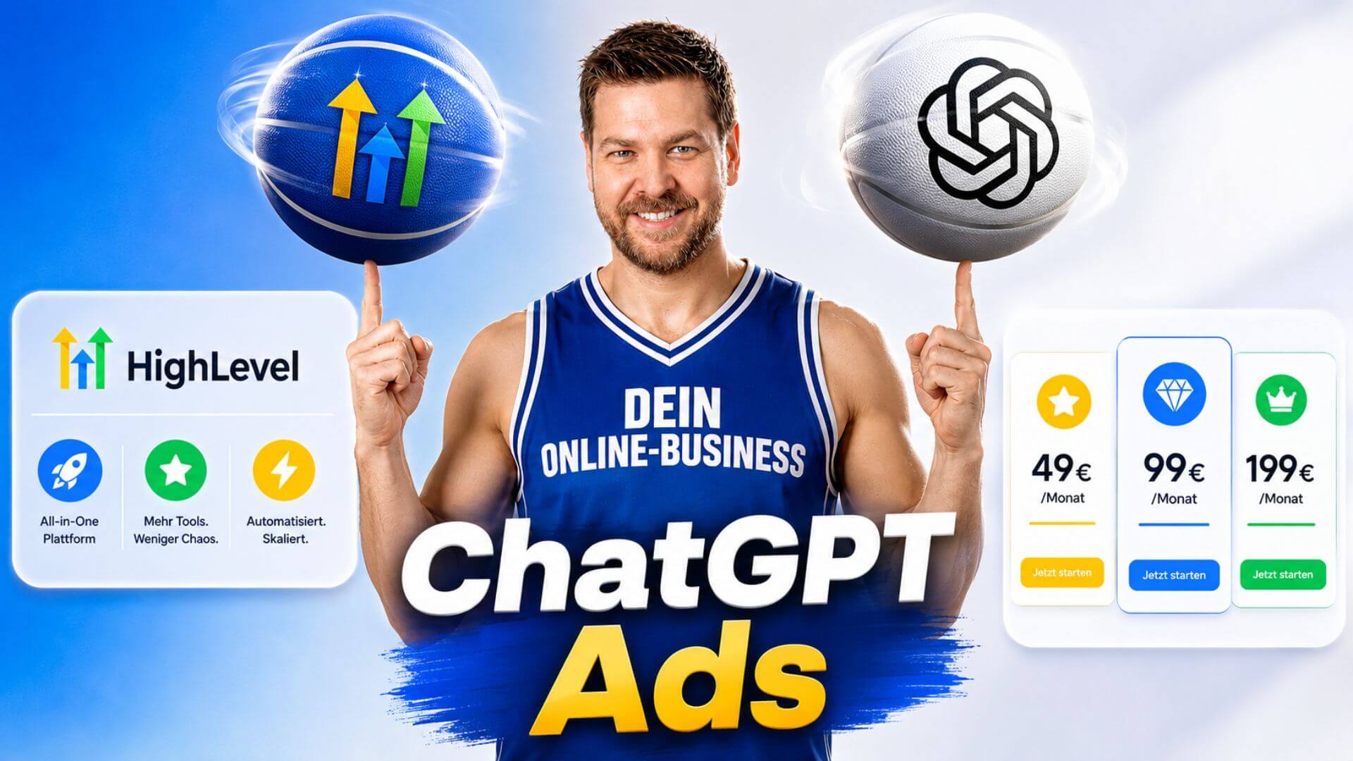 ChatGPT Ads + GoHighLevel: Ich baue ein Online-Business von 0 auf