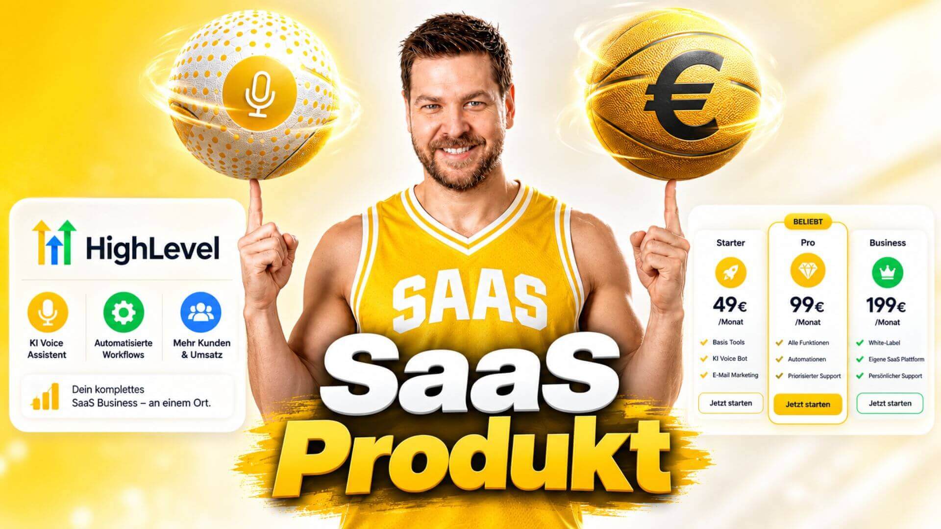 GoHighLevel Voice AI als SaaS – Master-Unterkonto, Snapshot und SaaS-Pläne aufbauen