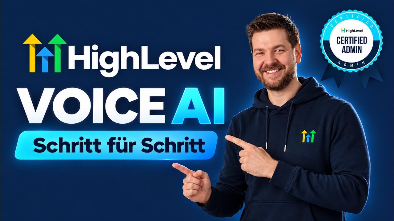 HighLevel Voice AI – Komplett Anleitung auf Deutsch: Agenten einrichten, Gemini 3.1, Voice Orb