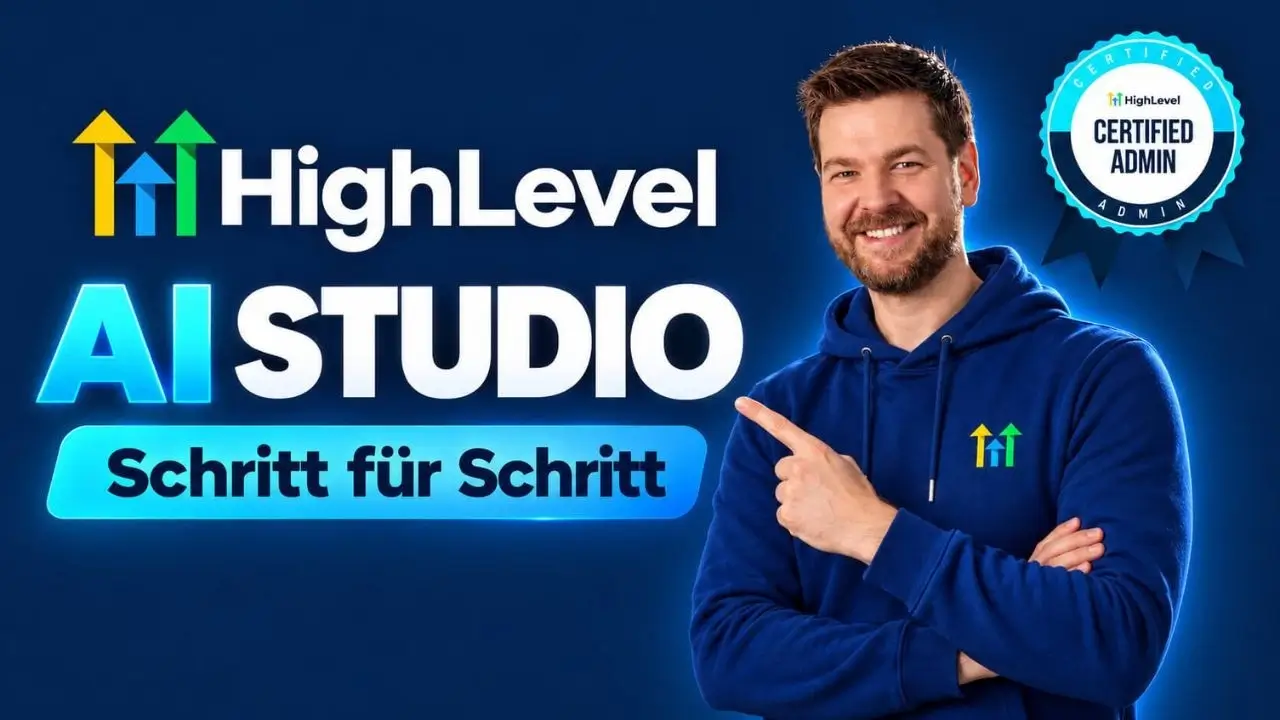 HighLevel AI Studio auf Deutsch – Schritt-für-Schritt-Anleitung: Website erstellen, bearbeiten und veröffentlichen