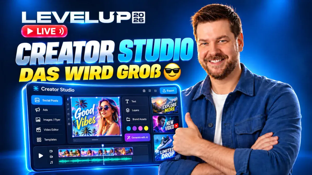 GoHighLevel Creator Studio: Bilder und Videos mit KI erstellen