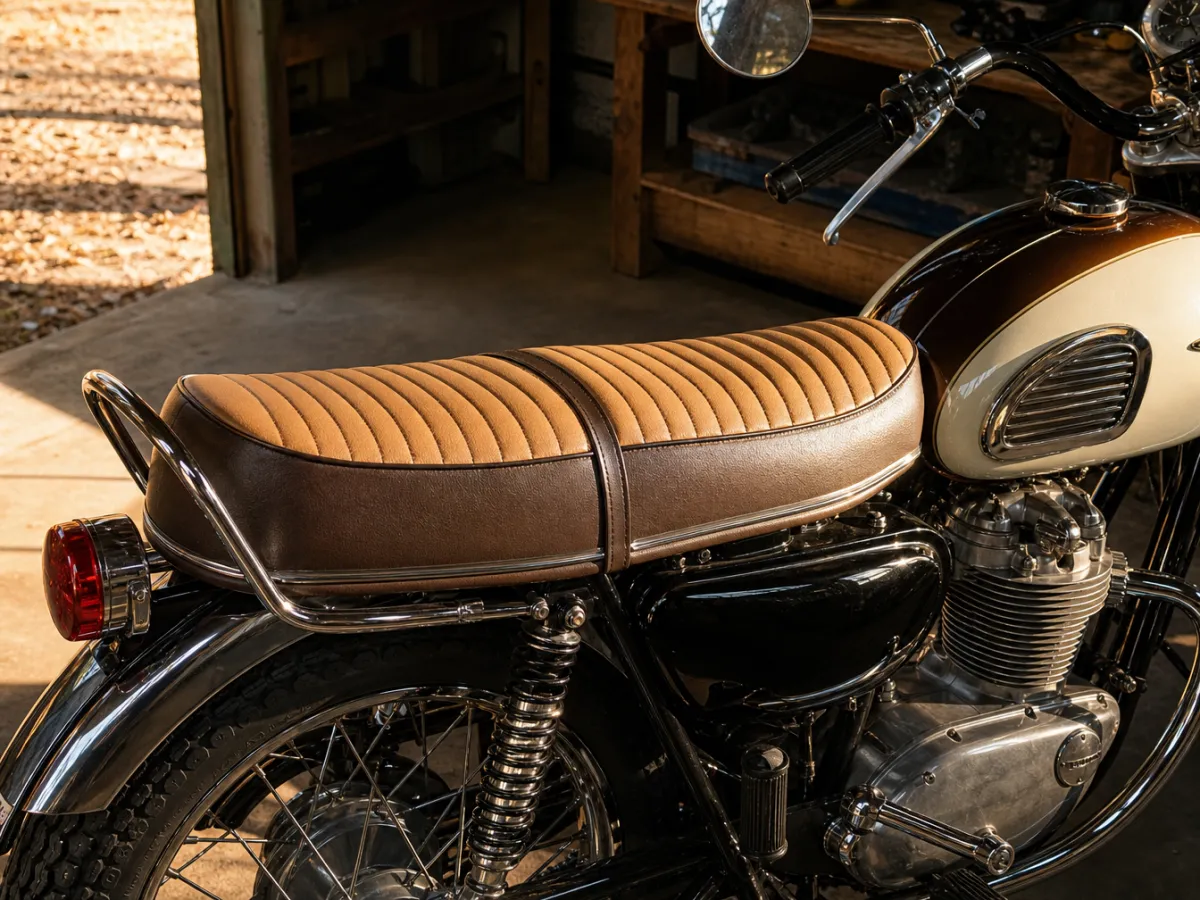 Vintage Motorcycle Seat Restoration